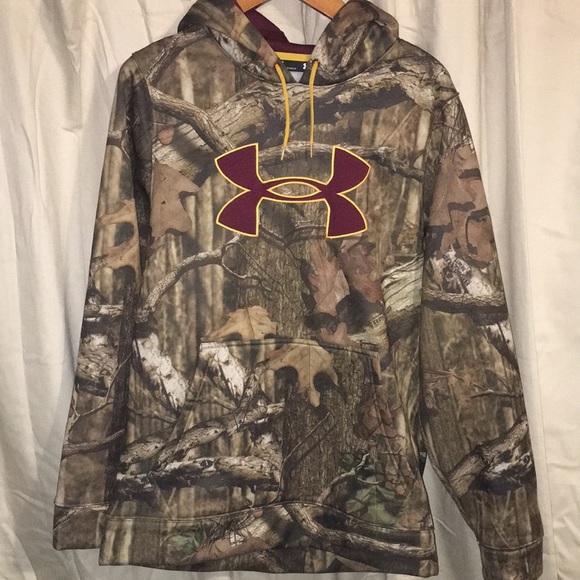 Under Armour Other - Under Armour size small camouflage hoodie